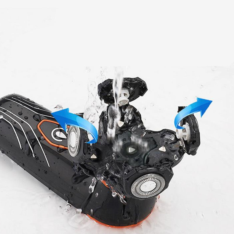 Electric Head Shaver with 4D Rotary Blades-3
